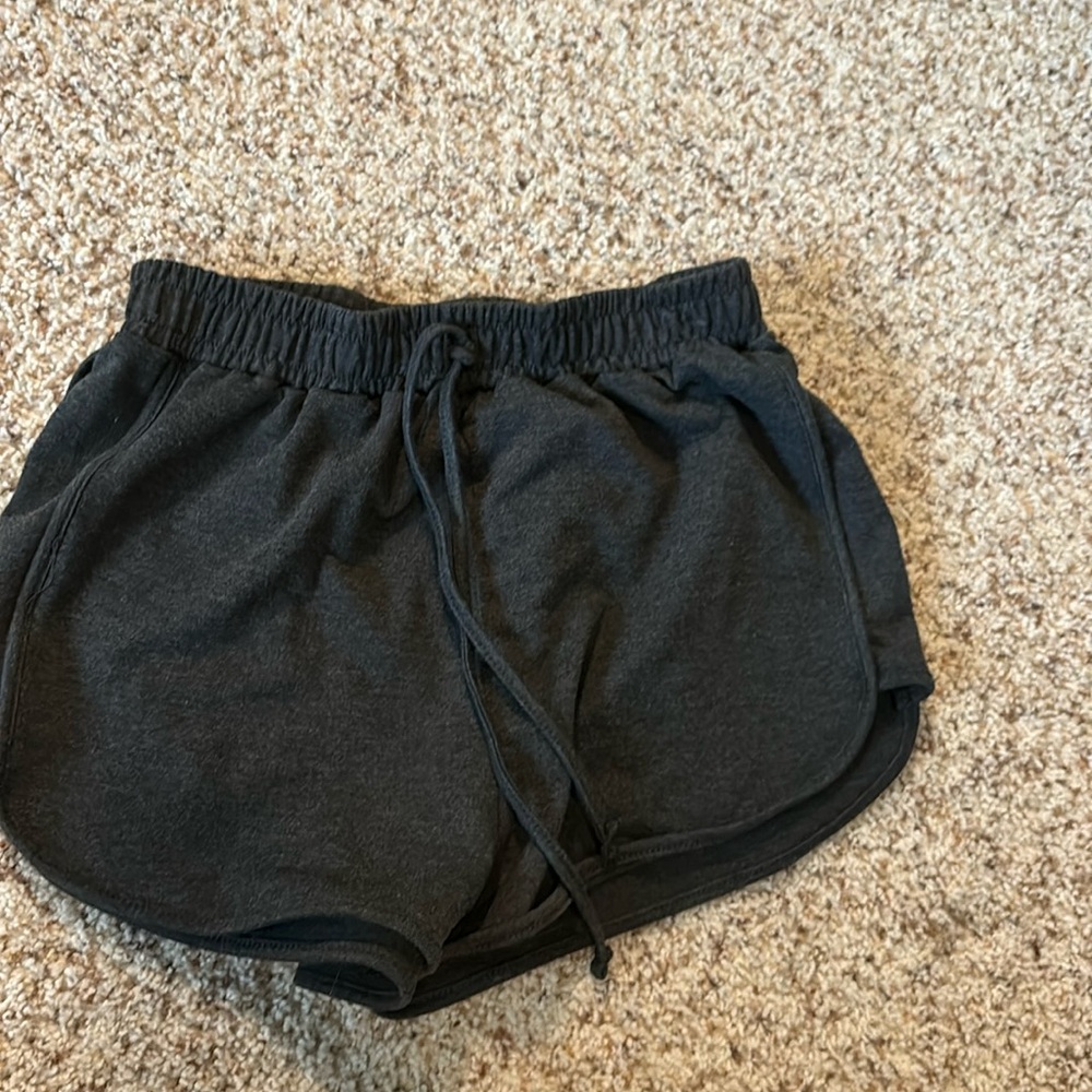 gray sweat shorts